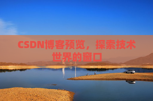 CSDN博客预览,探索技术世界的窗口